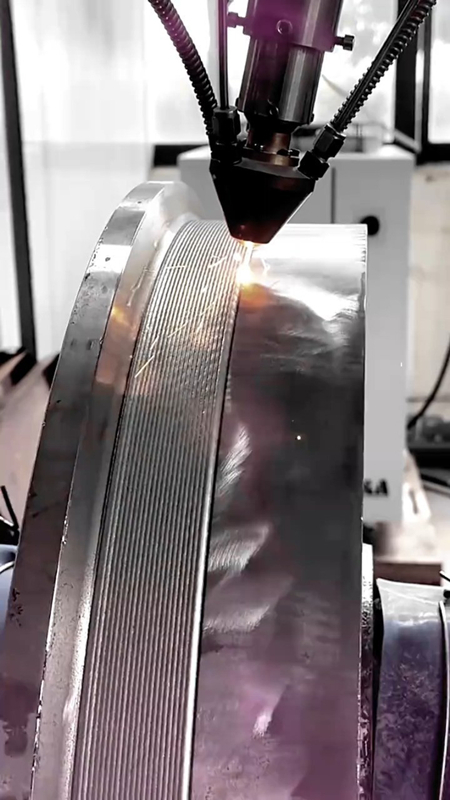 激光熔覆恢复尺寸