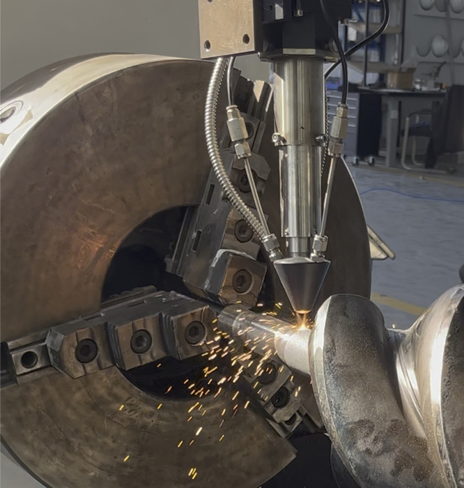 轴承位磨损激光熔覆修复